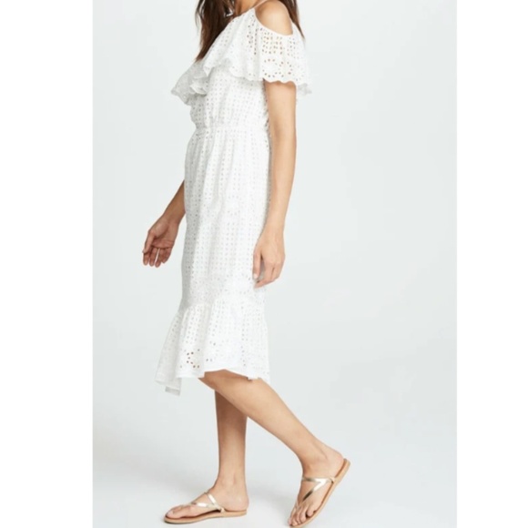 NWT | JOIE Corynn Ruffled Eyelet Dress | Sz M - Picture 2 of 8